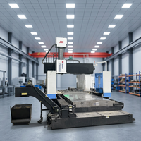 Centre d'usinage CNC à portique NEWAY PM2040HC d'occasion haute précision et robuste, 3 axes, tête de broche BT50 pour l'usinage de grands moules métalliques