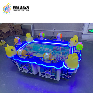 6 người Máy câu cá lớn và nhỏ địa điểm giải trí Arcade cha mẹ con trò chơi máy mô phỏng - Product Image 3