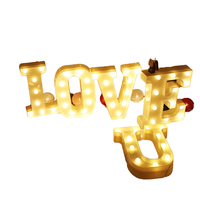 Lettres lumineuses LED alphabet, chiffres lumineux, veilleuses pour la maison, bar, Saint-Valentin, Fête des Mères - Meilleures ventes