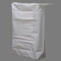 أكياس صمامات LDPE HDPE PE ذات قاع مسطح سعة 25 كجم و50 كجم، أكياس صمامات بلاستيكية متينة لتعبئة الأسمنت والمواد الكيميائية والأسمدة والمساحيق