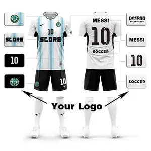 Treinamento Soccer Jersey Wear Crianças Futebol personalizado Uniforme Outdoor Sports Shirt
