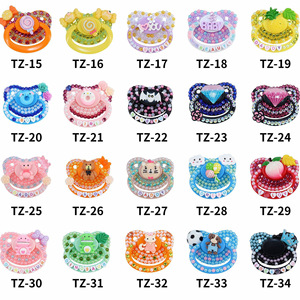 ABDL strass di lusso per adulti succhietto Glitter Design di cristallo per i sognatori di età personalizzabile scudo pannolino amante ciuccio per adulti - Product Image 1