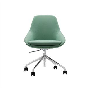 Fauteuil de salon rembourré de style nordique moderne, fauteuil contemporain en tissu pour la maison, le bureau et la réception des invités - Product Image 5