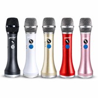 Microphone dynamique sans fil à réduction de bruit, microfono inalambrico profesional, portable, pour karaoké en extérieur, système de microphone