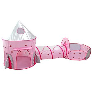 Tenda da gioco per bambini 3 in 1 Pop-up 2026: piscina, tunnel e tenda teepee, tenda pieghevole facile da montare, casetta da gioco per esterni e piscina con palline oceaniche - Product Image 6