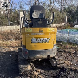 Excavadora de cadenas Sany 16 usada, modelo 2024, 90% nueva, precio económico, con motor Isuzu, miniexcavadora de 1.6 toneladas. - Product Image 5
