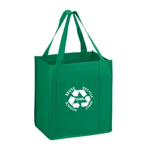 Экологичная многоразовая сумка-тоут из нетканого материала с принтом на заказ для супермаркета и продуктов