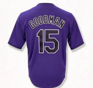 Maillot de baseball des Colorado Rockies # 23 Gallons # 15 Goodman # 17 Helton # 19 chemises d'uniformes sportifs cousues pour hommes Blackmon - Product Image 3