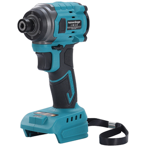 Atornillador/Perforador de Impacto Eléctrico Hexagonal de 1/4 de Pulgada, Atornillador de Impacto Inalámbrico con Torque Máximo de 220N.m para Hierro Grueso, Hierro Delgado y Madera - Product Image 2