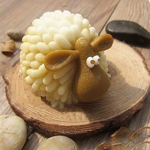 Sheep Silicone Mold For Candle Making Baking <b>Tools</b> DIY Handmade <b>Craft</b> Mold Pink Color - Product Image 4