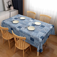 Nappe en PVC personnalisée, housse de table en vinyle pour mariages, fêtes, utilisation en extérieur - Nappe rectangulaire ou carrée en rouleau