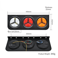 Feux arrière séquentiels à trois lampes 12V 24V à DEL pour camions et remorques