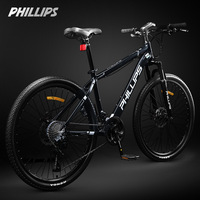 Vélo de montagne Philip pour adultes à vitesse variable, cadre en alliage d'aluminium, suspension avant, cadre Softail, ordinaire pour les trajets quotidiens