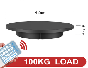 מכירה חמה 42 ס""מ מעמד תצוגה רוטרי צילום וידאו צילום פטיפון עומס 100 ק""ג 360 פלטפורמת תא צילום ספין תנועה איטית - Product Image 4