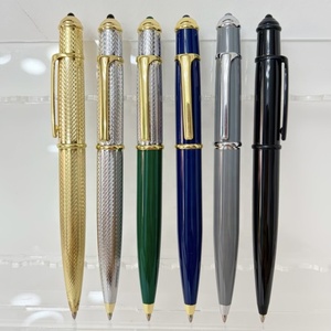 Fabriek Nieuwe Luxe Metalen Balpen Plating Gouden Pennen Roségouden Zilver Gegraveerde Carving Gift <span class=keywords><strong>Pen</strong></span> Voor Midden-Azië Markt - Product Image 1