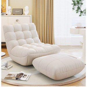 Poltrona Reclinabile Lazy Bean Bag Singola, Piccolo Divano per <span class=keywords><strong>Camera</strong></span> <span class=keywords><strong>da</strong></span> <span class=keywords><strong>Letto</strong></span> e Balcone - Product Image 5
