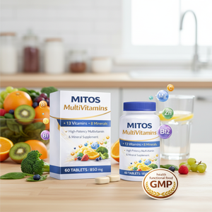 Tabletas Multivitamínicas para Adultos Mitos Flex de Alta Potencia, 13 Vitaminas, 8 Minerales, Apoyo Energético e Inmunológico, OEM ODM para Exportación - Product Image 3