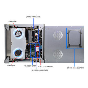 Topton F9 Gaming <span class=keywords><strong>PC</strong></span> Core i9 i7 i5 <span class=keywords><strong>GTX</strong></span> <span class=keywords><strong>1650</strong></span> DDR4 64GB 2 * M.2 type-c 2xHD windows 10/11 Desktop Mini Computer Gamer Triple 4K Display - Product Image 3