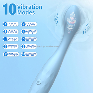 Calidad 10 velocidades de silicona líquida clítoris punto <span class=keywords><strong>G</strong></span> vibrador impermeable clítoris pezón estimulador juguetes sexuales para mujeres - Product Image 5