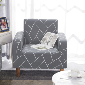 Vente en gros de housses de <span class=keywords><strong>canapé</strong></span> sectionnelles élastiques en Spandex imprimées à carreaux extensibles housses de <span class=keywords><strong>canapé</strong></span> - Product Image 4