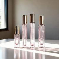 Flacon en verre vide rechargeable pour cosmétiques et parfums, atomiseur de voyage 5, 10, 20 ml, impression personnalisée en usine