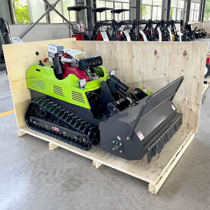 Cortacésped todoterreno con orugas autopropulsado con control remoto industrial 24V certificado CE - Product Image 1