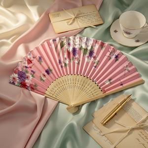 Abanico de Mano Plegable de Bambú Portátil Promocional al por Mayor, Abanico de Madera Personalizado para Regalo o Souvenir Artesanal de Bambú - Product Image 5