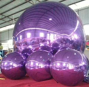 Esfera de Espejo Inflable Grande para Exteriores, Bolas de PVC Coloridas de Navidad para Fiestas y Eventos, Bola de Burbuja Personalizada para Decoración de Escenarios de Boda - Product Image 4