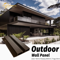 Panneau mural extérieur WPC de nouvelle génération ASA, résistant à la décoloration, durable, revêtement extérieur, design imitation bois