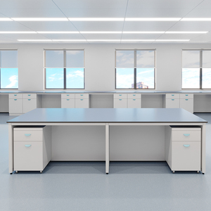 Tùy Chỉnh Di Động Thép Gỗ Phòng Thí Nghiệm Băng Ghế Công Nghiệp Bánh Xe Cho Trường Học Khoa Học Phòng Thí Nghiệm Trung Tâm Conner Bảng Hội Thảo Đồ Nội Thất - Product Image 2