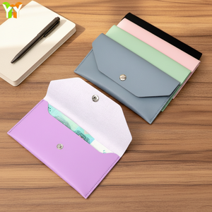 Bolsa de Papel A3 con Forma de Sobre para Oficina, Portátil, de Cuero PU, con Botón para Efectivo y Tarjetas de Crédito, Bolsillo para Archivos de Escritorio, Accesorios para Cartas - Product Image 1