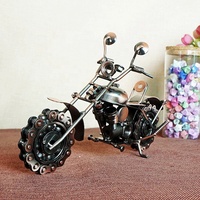 Kerajinan Logam Model Sepeda Motor Antik Die Cast Mainan Kendaraan Motor Dekorasi Rumah, Obral 2021