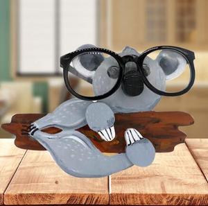 木製動物アライグマ眼鏡ホルダーサングラススタンド眼鏡スタンドディスプレイ - Product Image 2