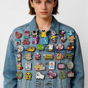 Game Movie Themed Enamel Pins <b>Metal</b> Craft Lapel Badge Personalized Custom Brooch Fashion Jewelry Gift for Fans Collectors - Product Image 2