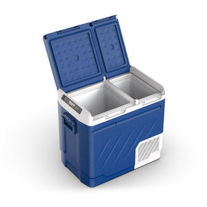 Réfrigérateur portable pour voiture ZA50, nouvelle conception personnalisée, <span class=keywords><strong>50L</strong></span>, 12V, double zone, plastique, mini compresseur, OEM ODM, congélateur - Product Image 1