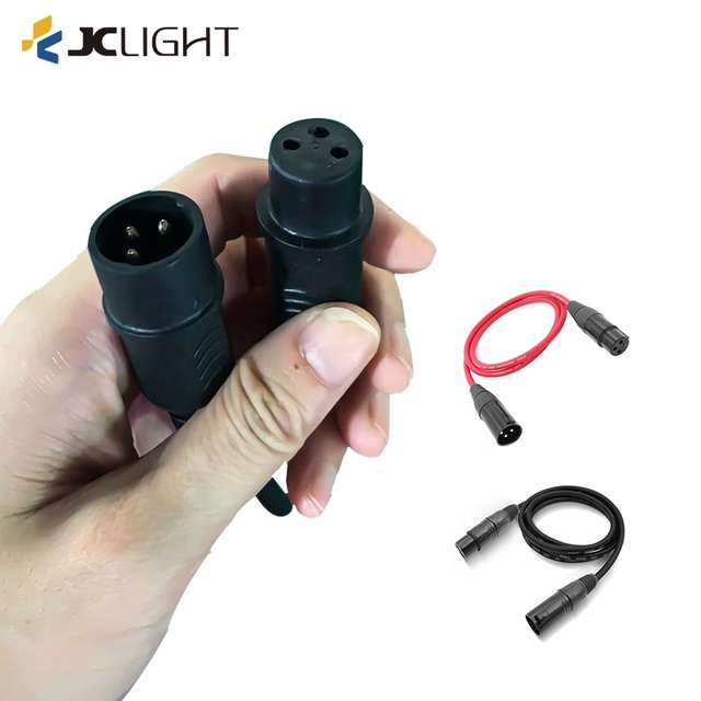 Stage Lighting and Sound Dmx XLR Signal Cable 1m 3m with Split 3Pin Male Female Connector