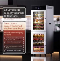 Déshydrateur alimentaire industriel en acier inoxydable de haute qualité à 32 plateaux, 220V, pour fruits, légumes et viande, avec fonction de séchage