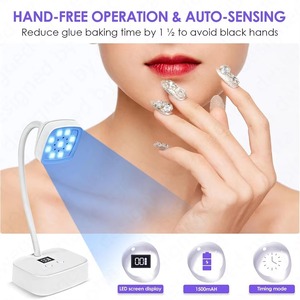 Lampe à ongles LED UV rechargeable professionnelle, lumière UV pour ongles en gel, mini sèche-ongles LED UV pour salon de manucure - Product Image 4