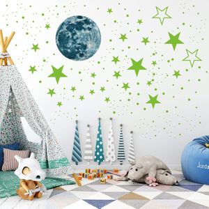 Luminous Moon Stars Wall <b>Stickers</b> Glow in the Dark 3D <b>Bubble</b> Dot Star for Home Kids Room Ceiling Decor Fluorescent Wall <b>Stickers</b> - Product Image 4