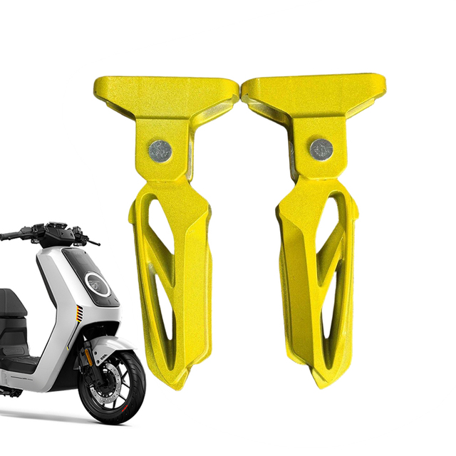 High Quality Manual Folding Rear Foot Pegs 50mm Hole Spacing Aluminum Alloy Customized Color Protection Decoration for Niu