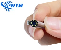 Instrument de caméra de sonde d'endoscope médical haute définition 3.9mm avec cuillère d'oreille fendue pour module de gorge de nez d'oreille