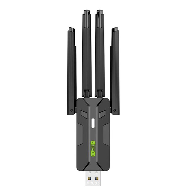 AX900 External WiFi6 Wireless USB3.0 Adapter 900Mbps LAN Network Receiver BT5.4 Dual Band 2.4GHz 5GHz for Windows 10/11