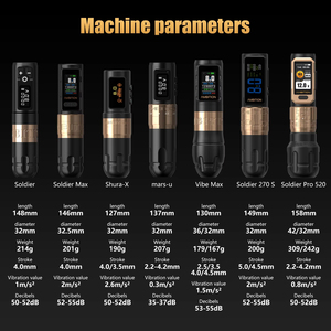 Máquina de Tatuar Inalámbrica Ambition <span class=keywords><strong>Soldier</strong></span> Series, Pluma con Varilla Recta Ajustable, Doble Rodamiento, Alto Torque, Batería Multifuncional - Product Image 4