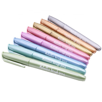 Marqueur métallique personnalisé avec logo, stylo marqueur métallique coloré avec logo imprimé sur pierre ou roche