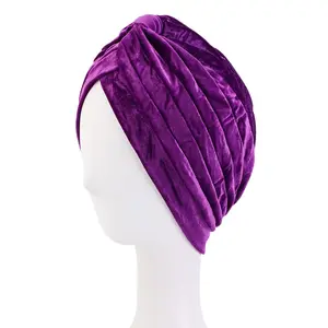 Turbante de terciopelo elegante musulmán para mujer, gran oferta, turbantes musulmanes para mujer, turbante, sombrero HIJAB