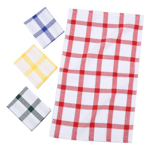 Paño de Cocina de 38x64 cm, de Poliéster y Algodón Teñido, Absorbente, con Patrón de Cuadrícula - Product Image 5