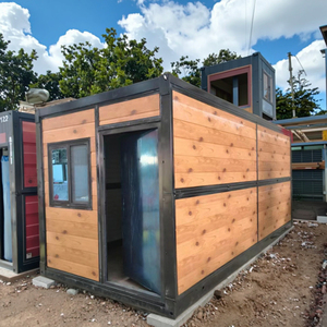 Contenedor de acero plegable prefabricado modular de 20 pies Contenedor de almacenamiento plegable para edificio de oficinas o taller - Product Image 2