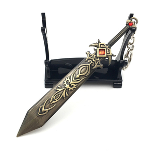 ลีกตำนานเกมโทรศัพท์มือถือ: อาวุธรอยแยกป่าของเล่นขนาดเล็กดาบโลหะผสมสังกะสีพวงกุญแจราคาถูกประมาณ12ซม. 35กรัม - Product Image 4