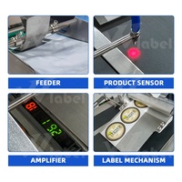 Étiqueteuse machine de cartes à gratter pour bouteilles carrées, pièces, nouveau design