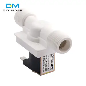 Válvula Solenoide de plástico de 1/2 "y 3/4", interruptor magnético de control de presión neumática de agua potable, 12V, 24V, 110V y 220V